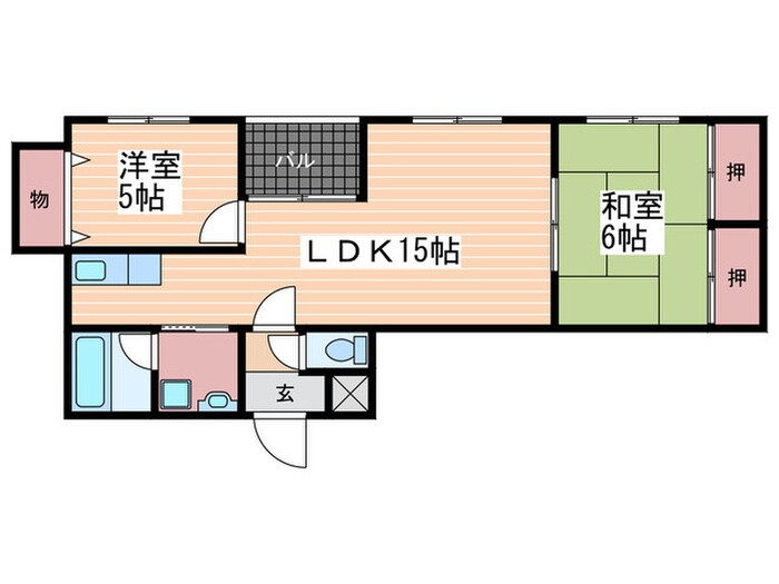 松川ビルの物件間取画像