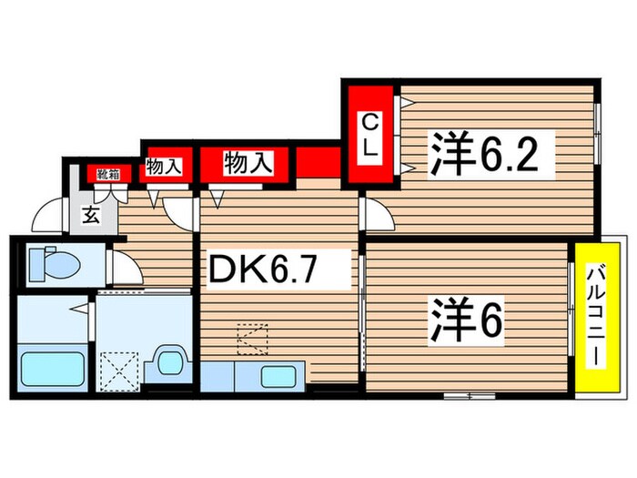 メゾン　ピエールの物件間取画像
