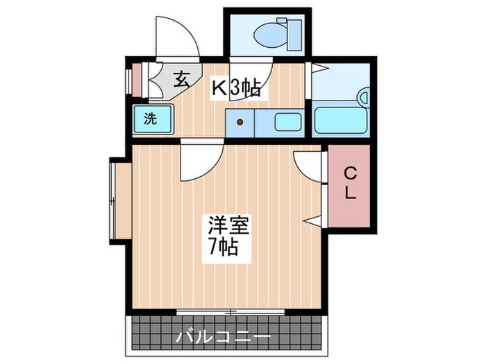 上西ビルの物件間取画像