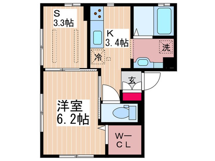 ジョイオレンジＦの物件間取画像