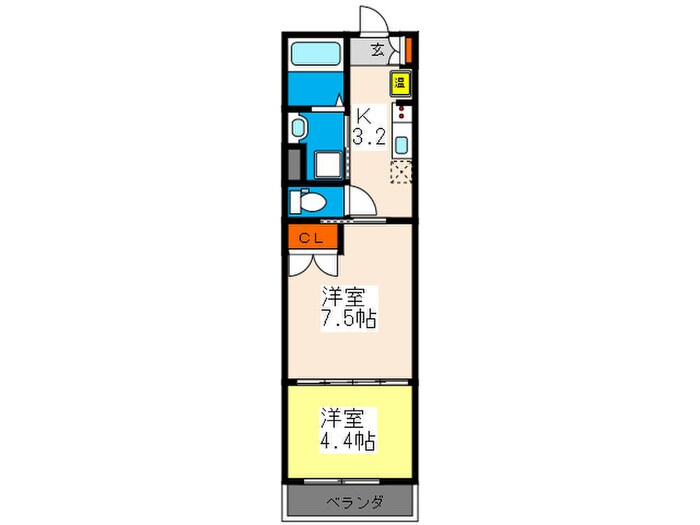 Riverside Avenueの物件間取画像