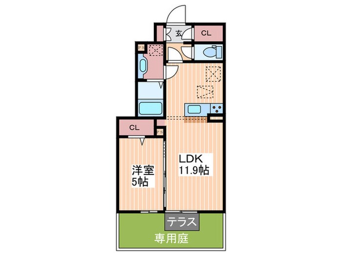 レジェンド口田南の物件間取画像