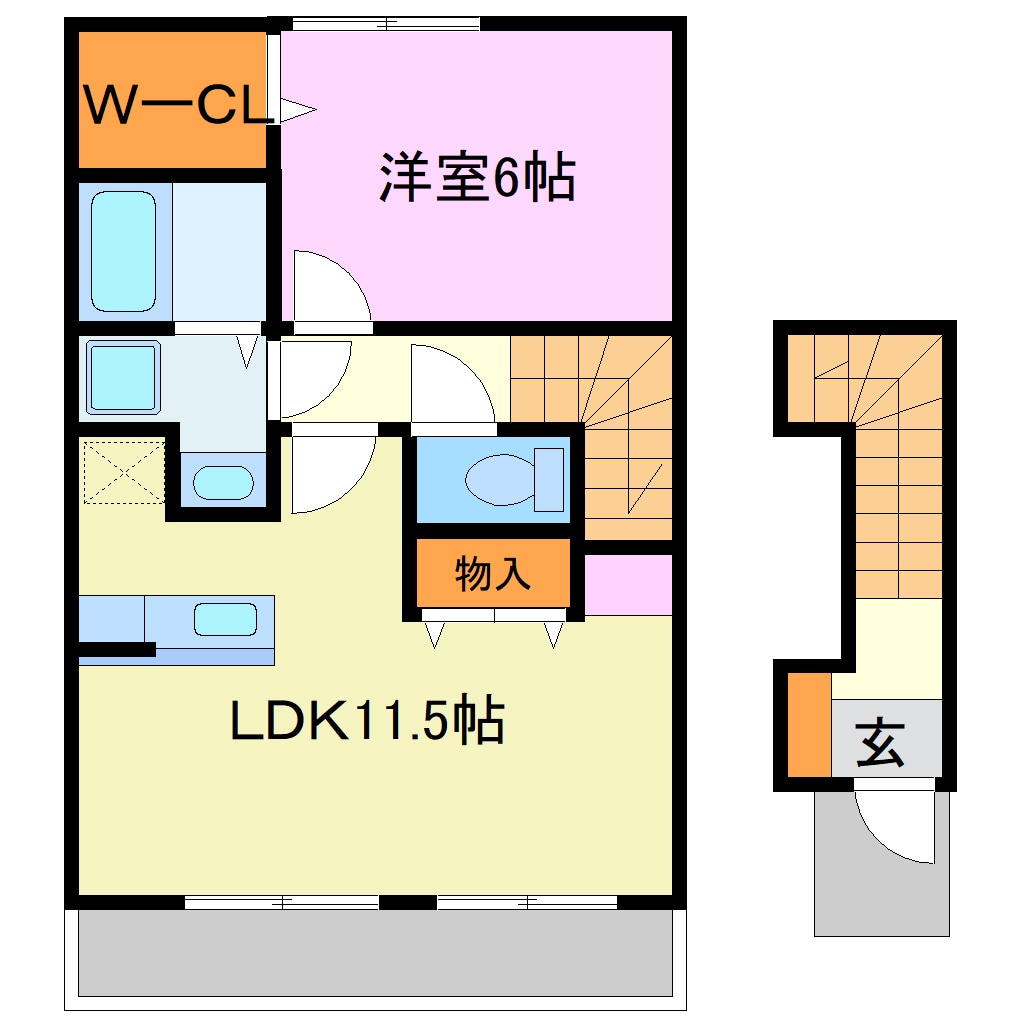 イグレック藤森の物件間取画像