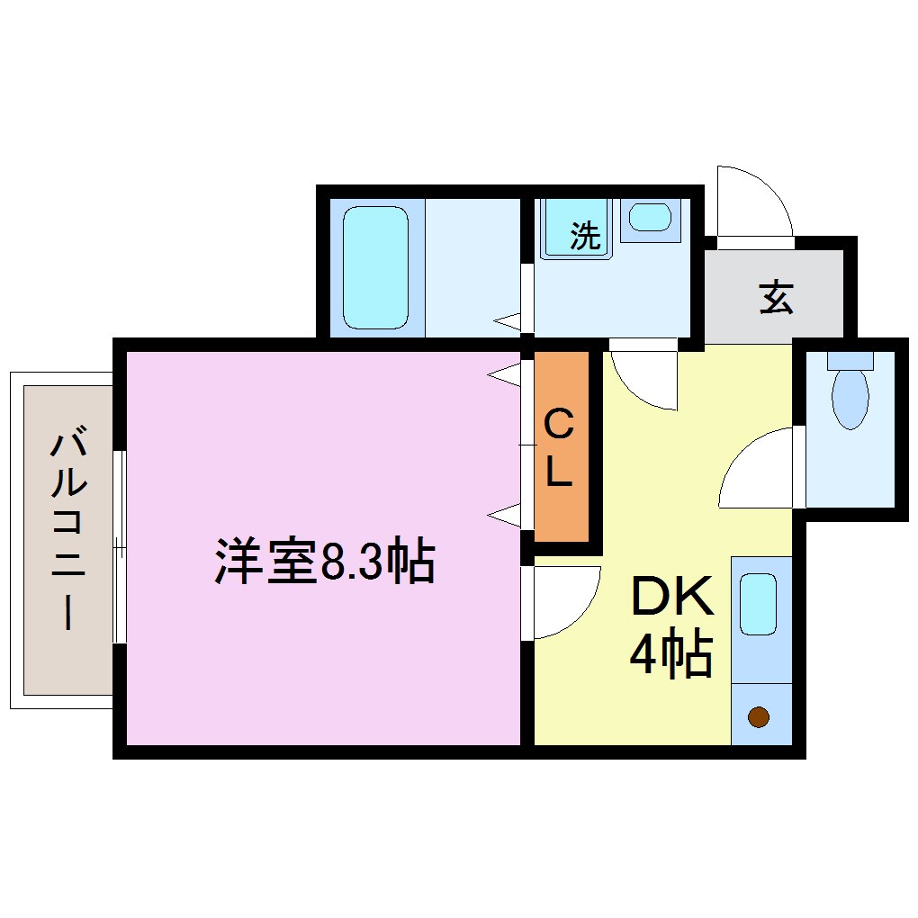 デメテル藤森の物件間取画像