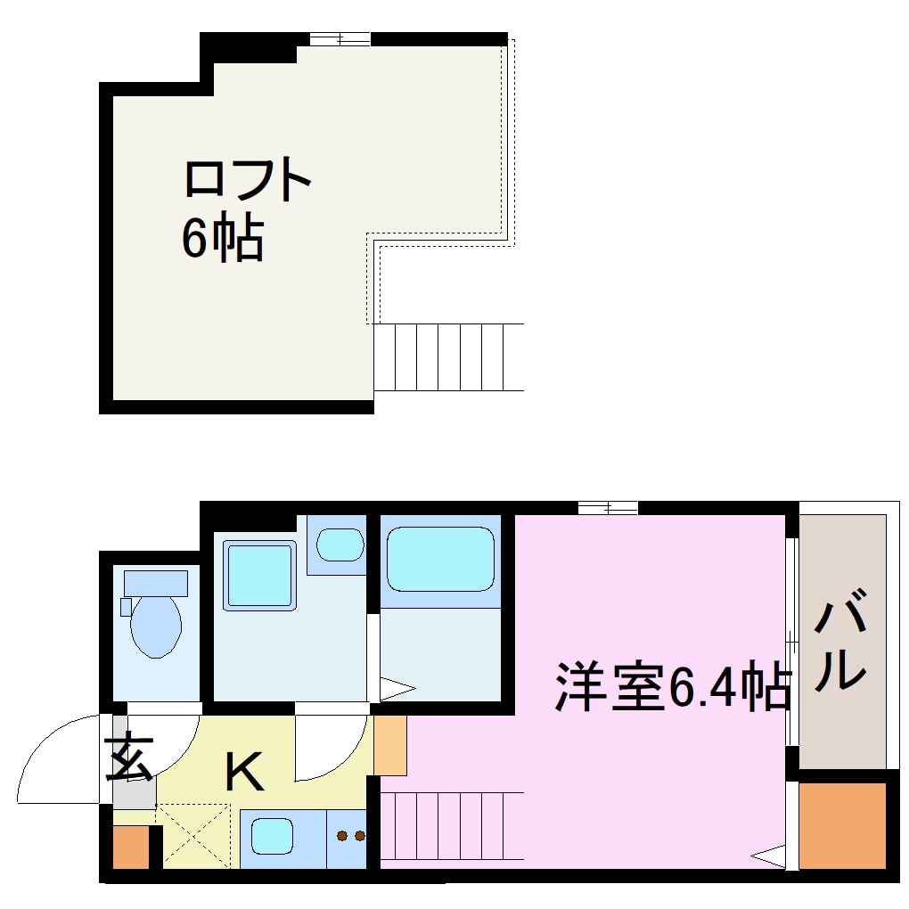 ベルカーサ京都伏見の物件間取画像