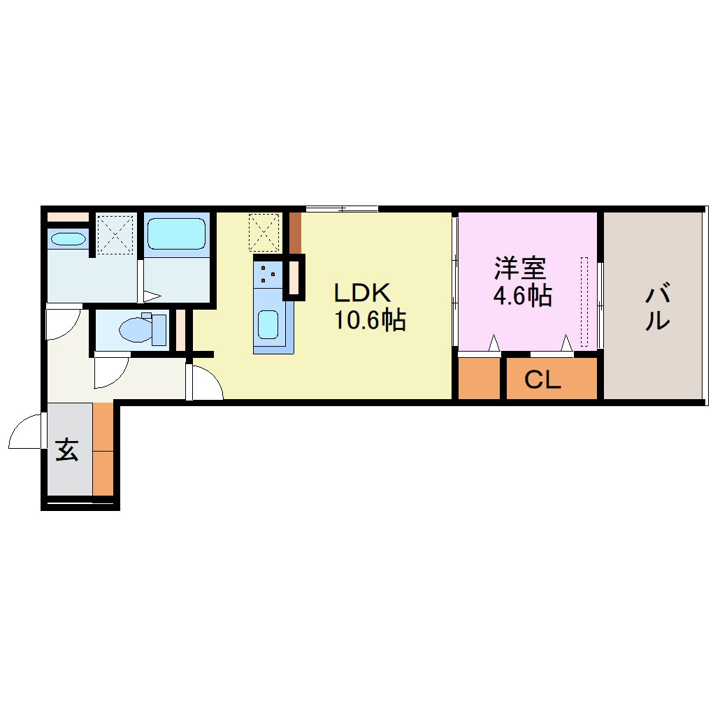 D-ROOM丹波橋の物件間取画像