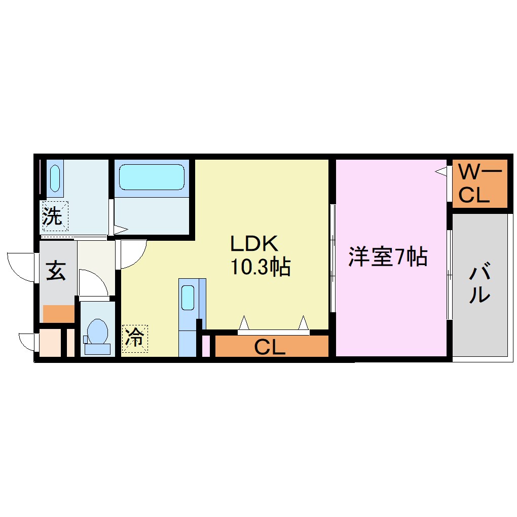 メゾンドエフの物件間取画像