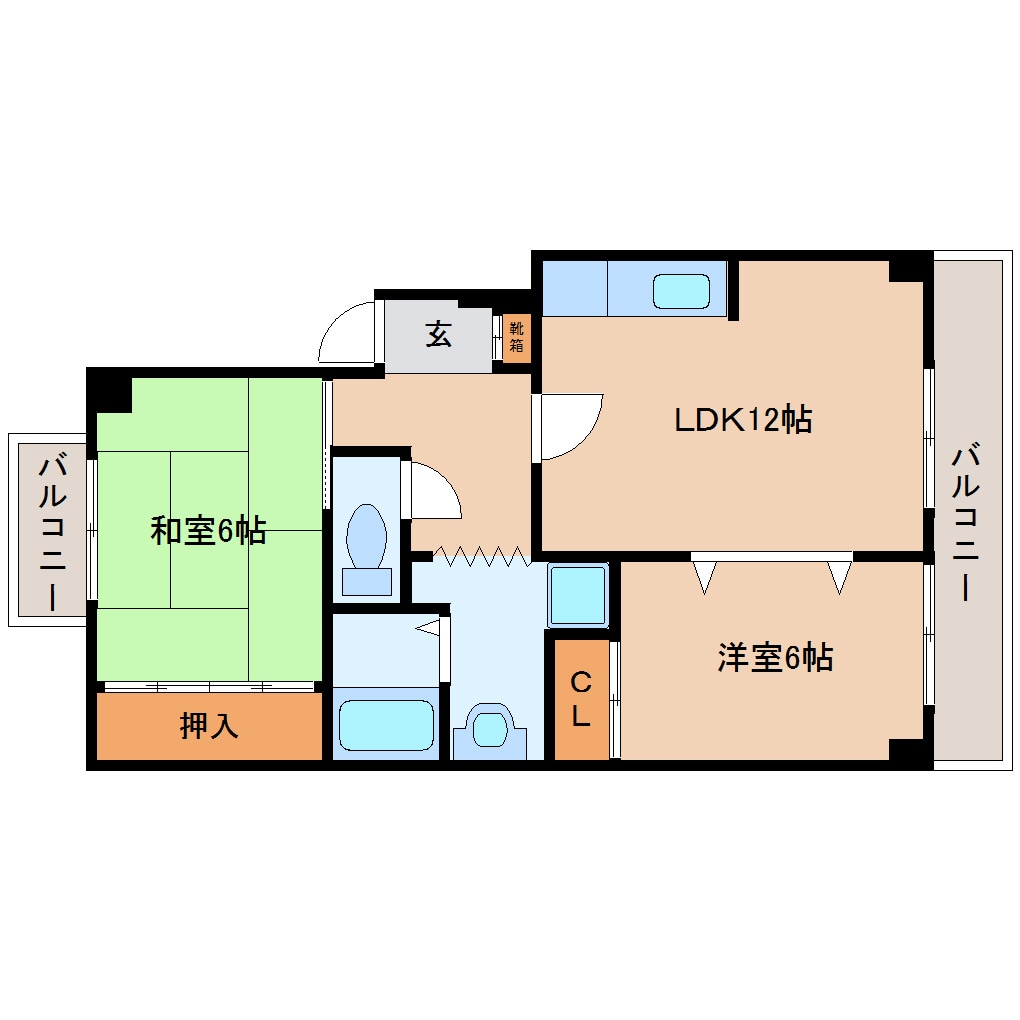 三郷駅 徒歩11分 2階の物件間取画像