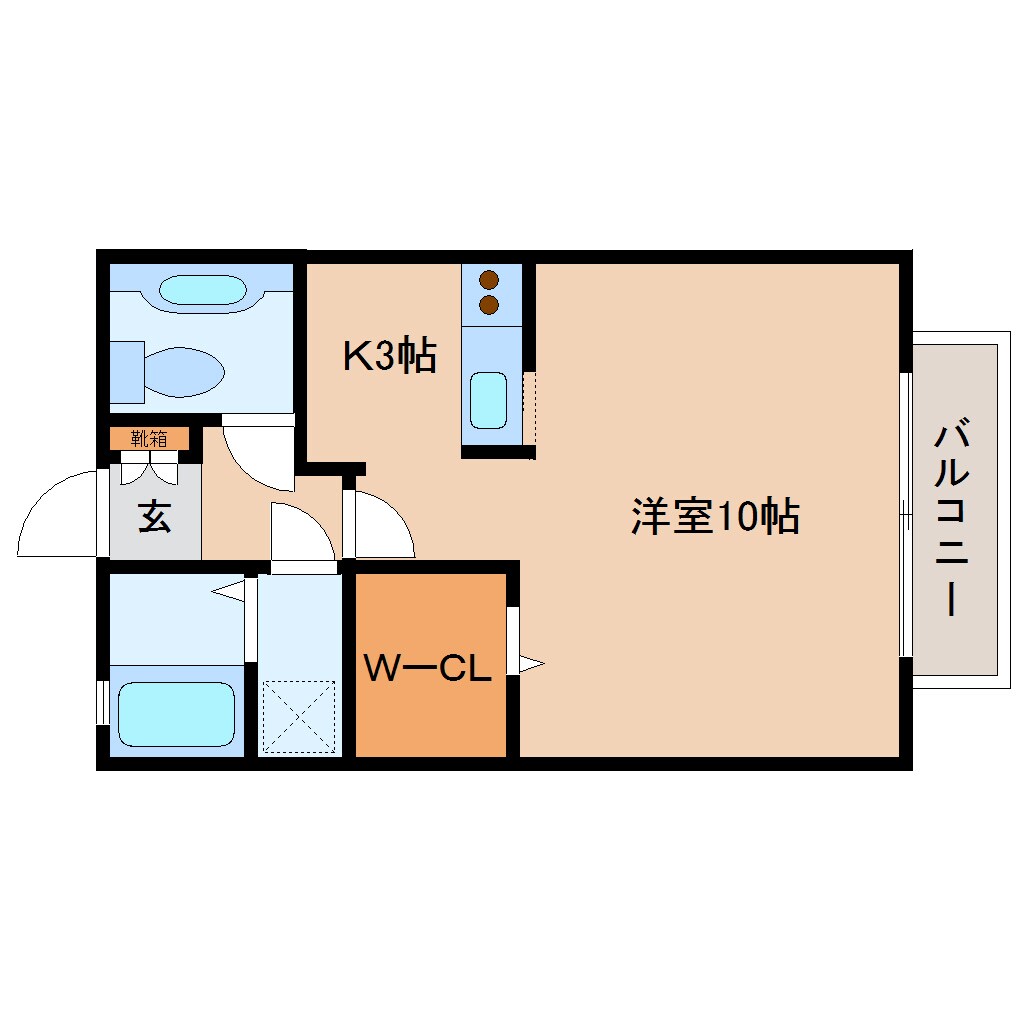 王寺駅 バス7分  中山台２丁目下車：停歩1分 2階の物件間取画像