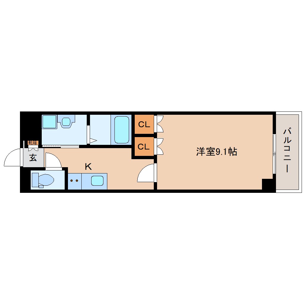 法隆寺駅 徒歩7分 1階の物件間取画像