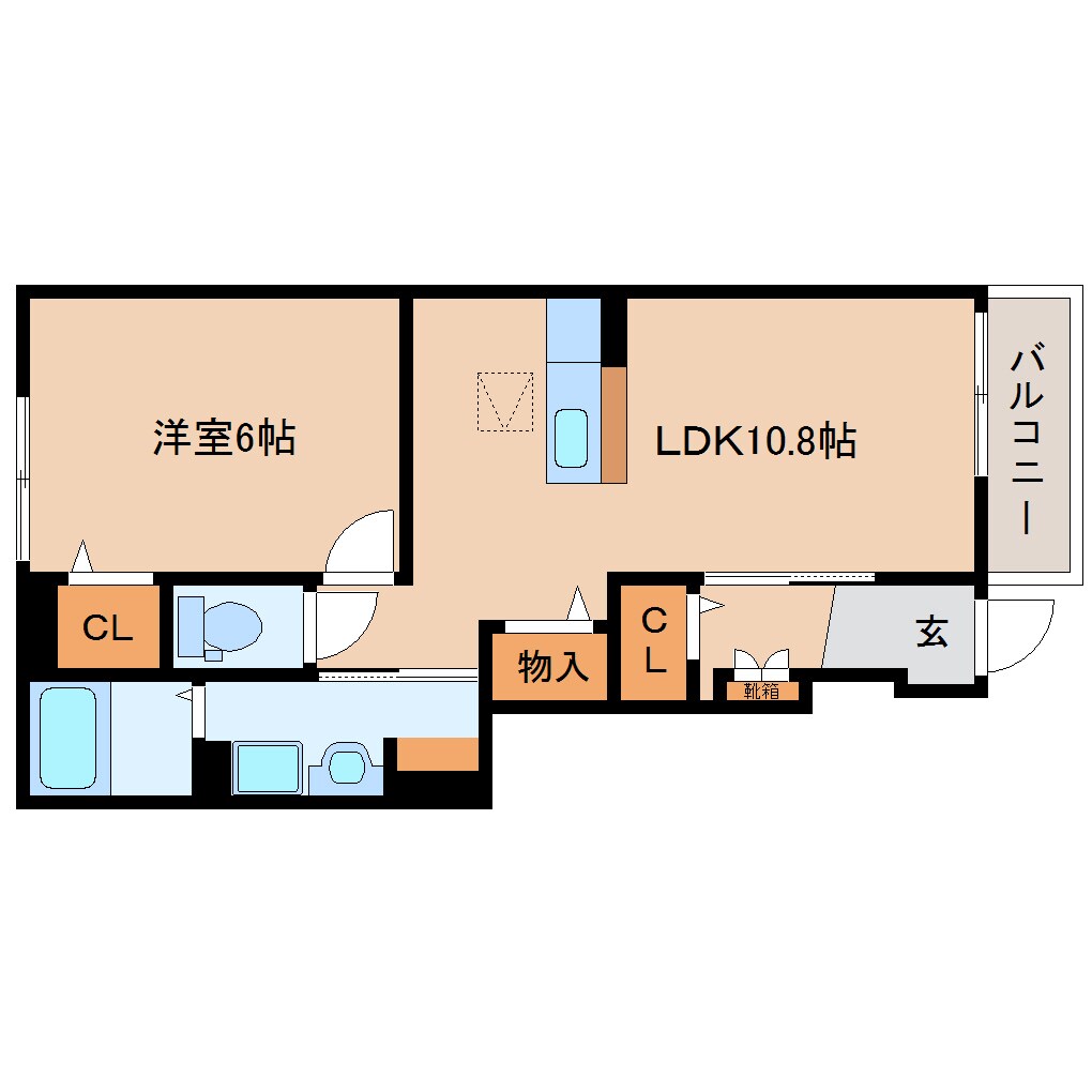 法隆寺駅 徒歩22分 1階の物件間取画像