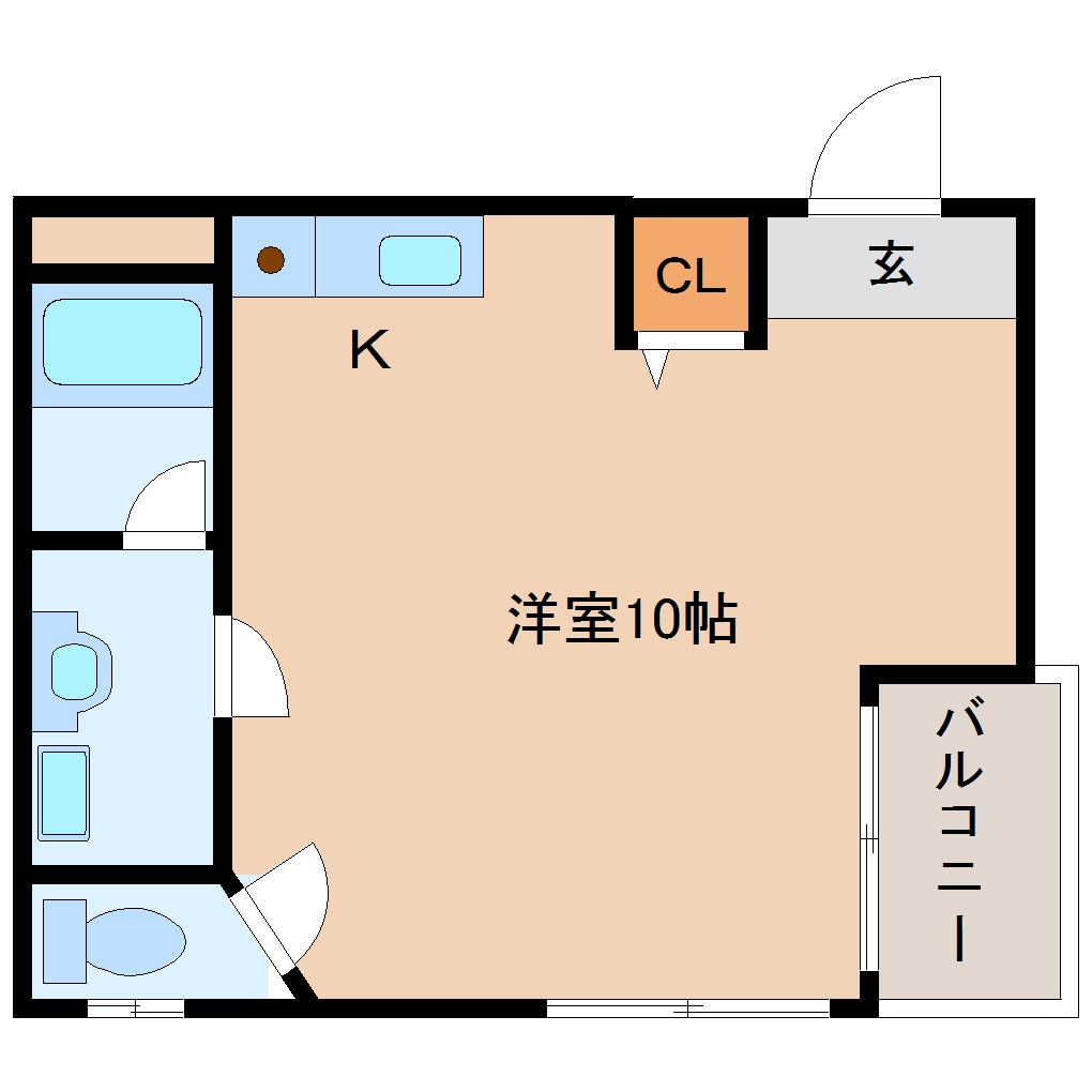 生駒駅 徒歩6分 3階の物件間取画像