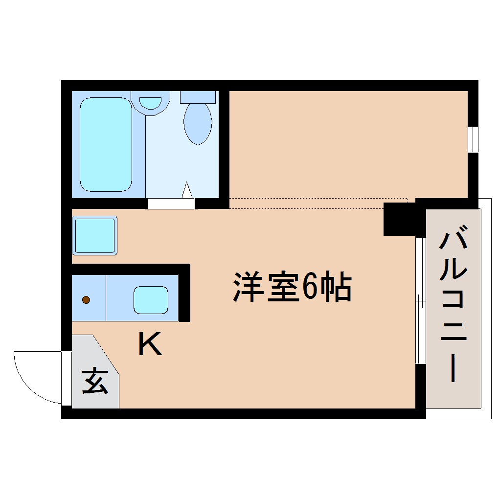 奈良県生駒市東生駒2丁目マンション 2階の物件間取画像