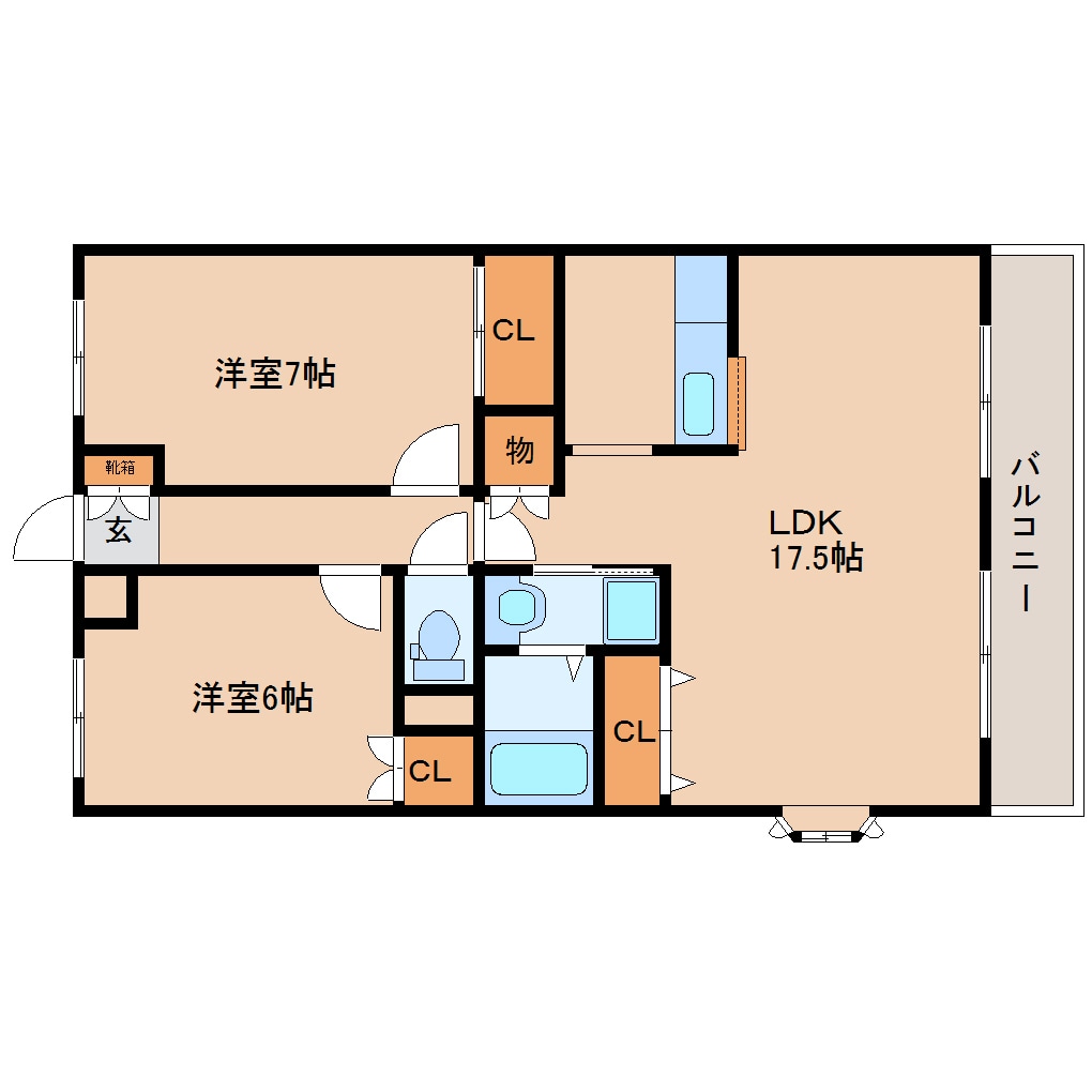 近鉄奈良駅 バス13分  梅美台小学校下車：停歩1分 3階の物件間取画像