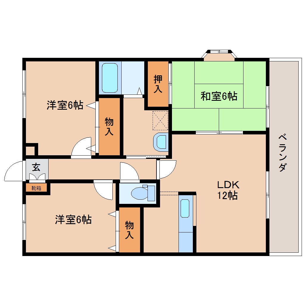 近鉄奈良駅 バス13分  梅美台小学校下車：停歩1分 2階の物件間取画像