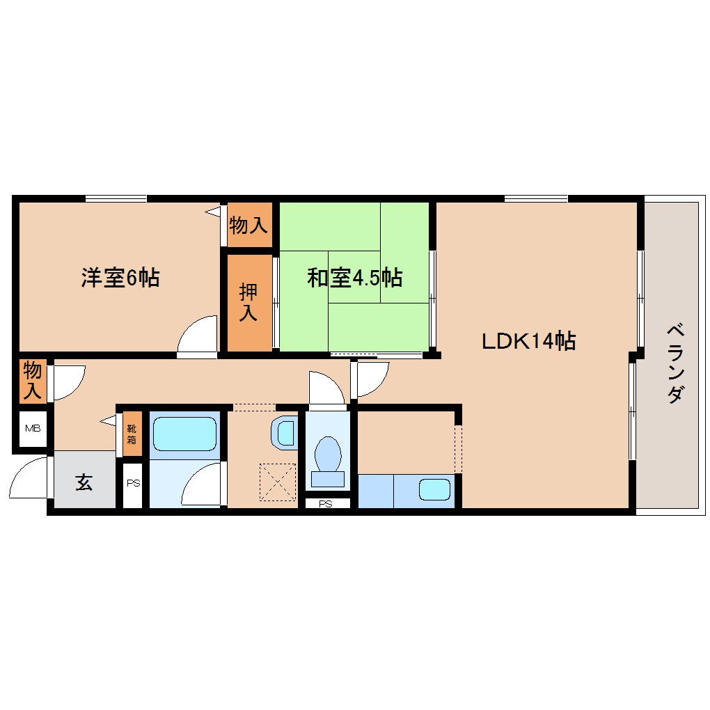 奈良駅 徒歩5分 5階の物件間取画像