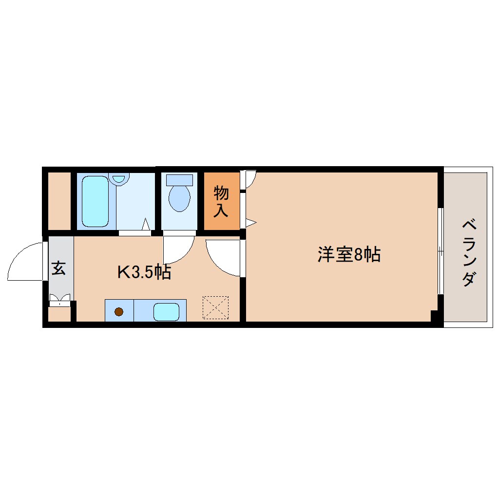 近鉄奈良駅 徒歩13分 6階の物件間取画像