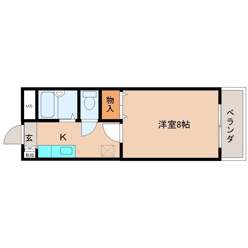 近鉄奈良駅 徒歩13分 4階の物件間取画像