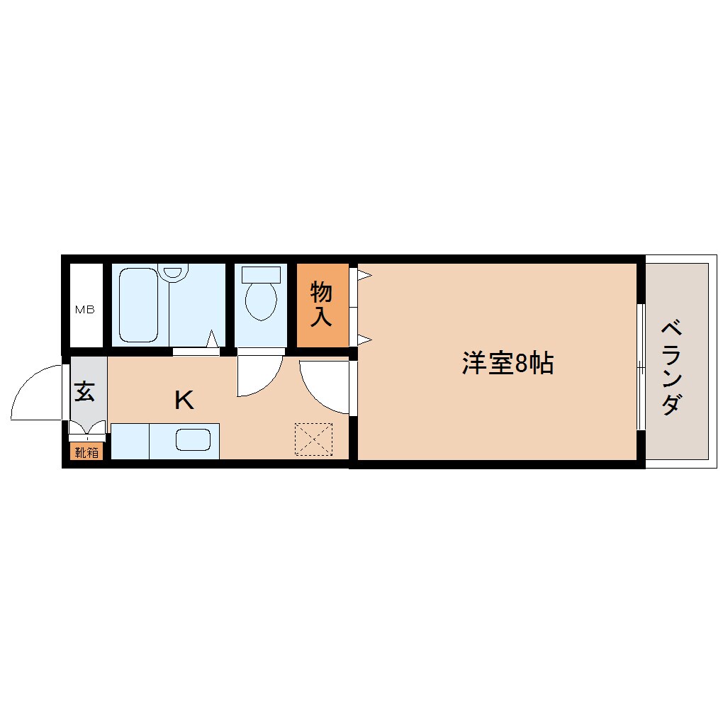 近鉄奈良駅 徒歩13分 6階の物件間取画像