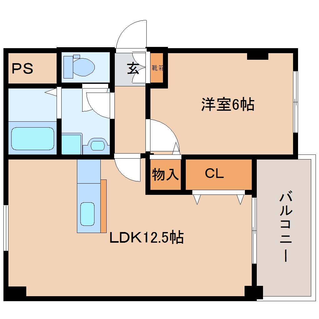 奈良県奈良市芝辻町4丁目マンション 3階の物件間取画像