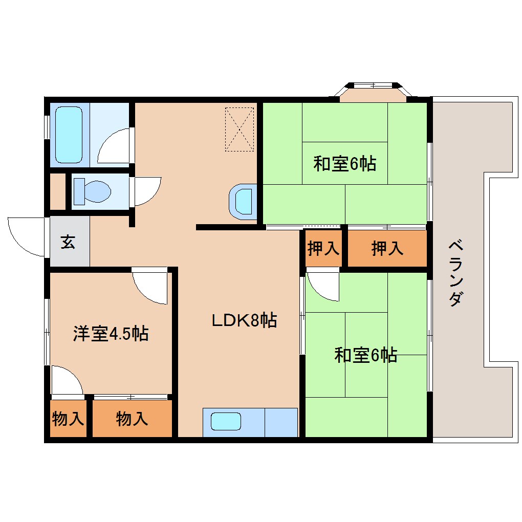 奈良駅 徒歩5分 5階の物件間取画像