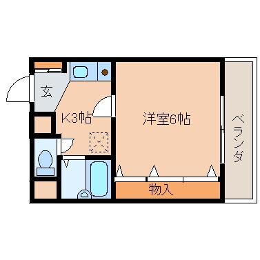 奈良駅 徒歩7分 5階の物件間取画像