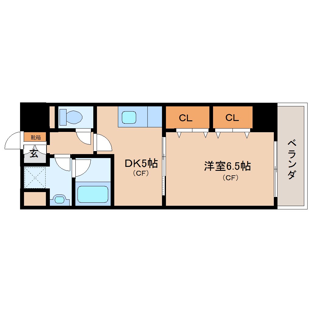 奈良駅 徒歩2分 5階の物件間取画像