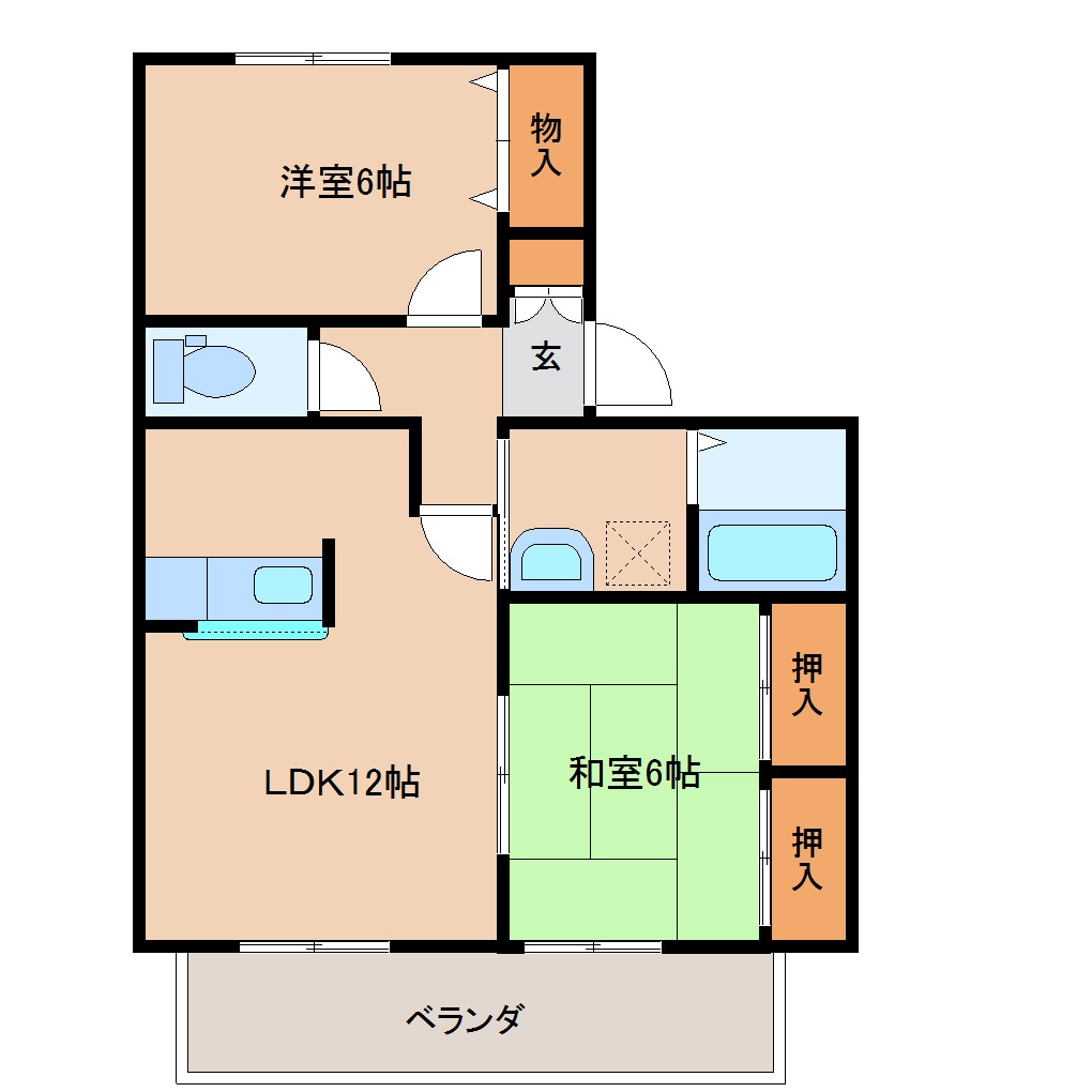 新大宮駅 徒歩7分 2階の物件間取画像