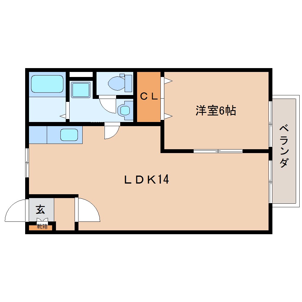 近鉄奈良駅 バス20分  杏町下車：停歩6分 2階の物件間取画像