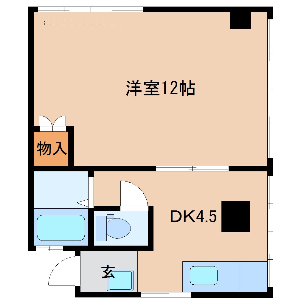 近鉄奈良駅 徒歩3分 4階の物件間取画像