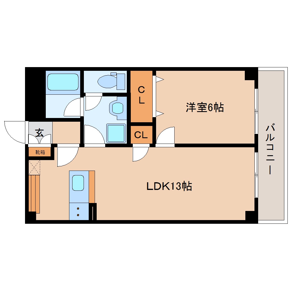 新大宮駅 徒歩3分 5階の物件間取画像