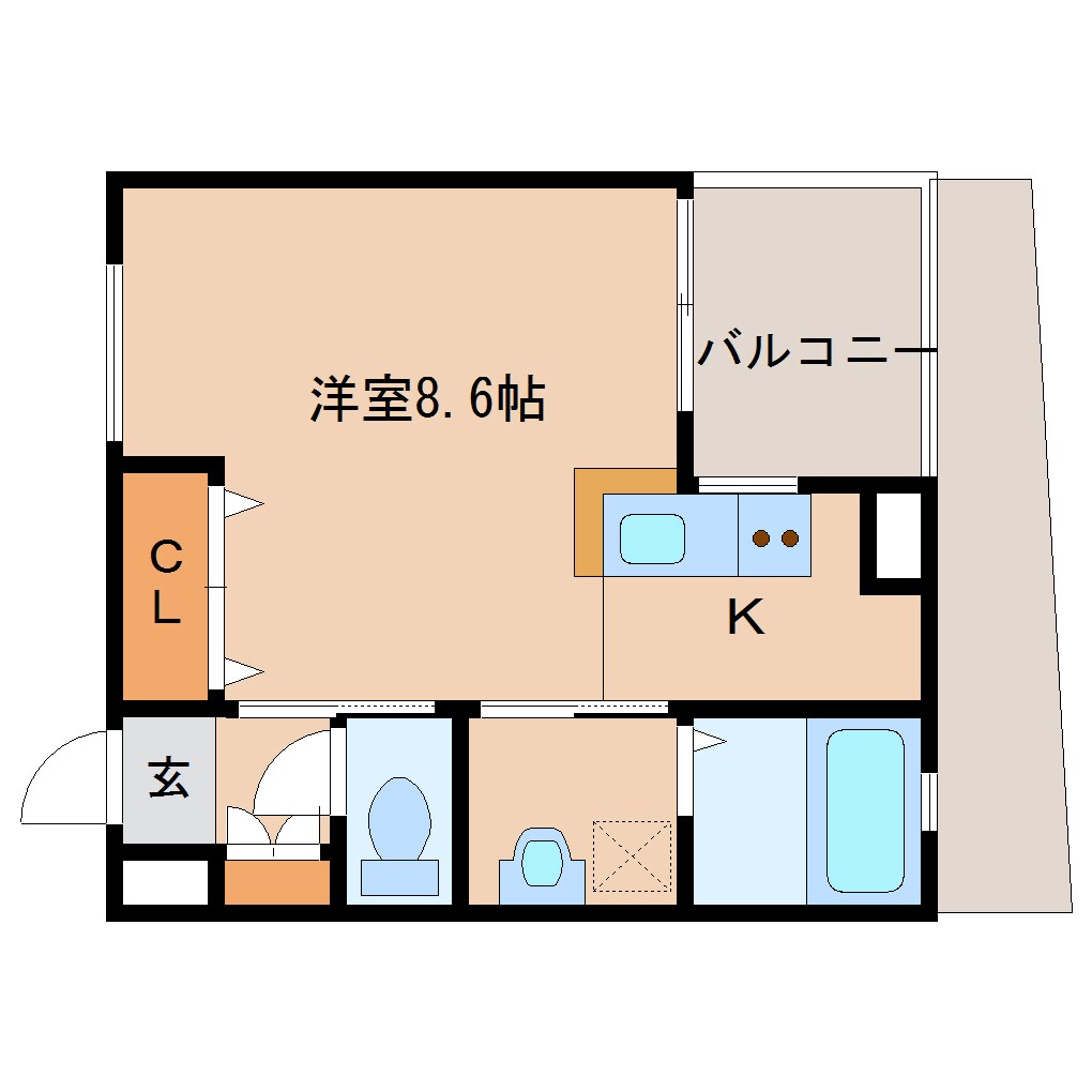 近鉄奈良駅 徒歩13分 1階の物件間取画像