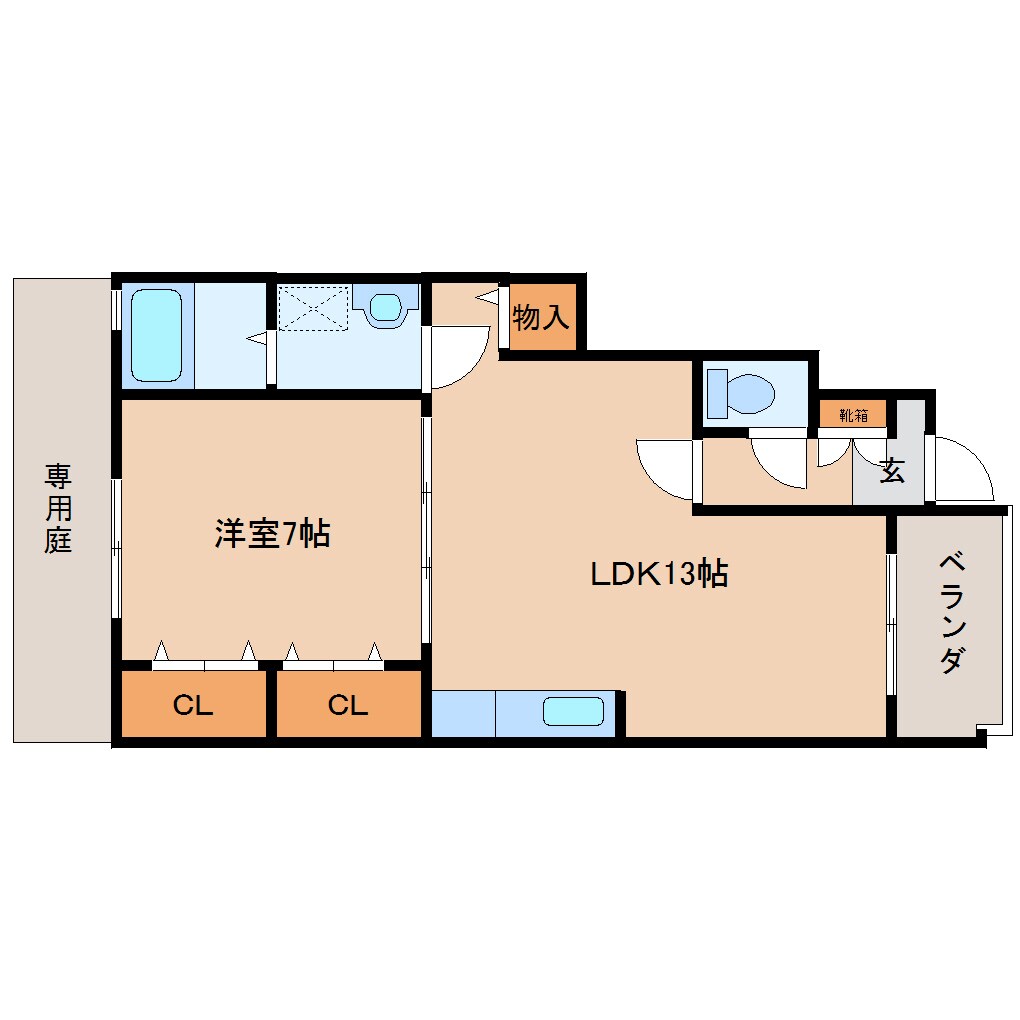 近鉄奈良駅 バス16分  梅美台3丁目下車：停歩3分 1階の物件間取画像