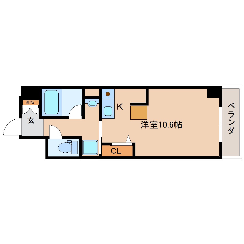 近鉄奈良駅 徒歩7分 6階の物件間取画像