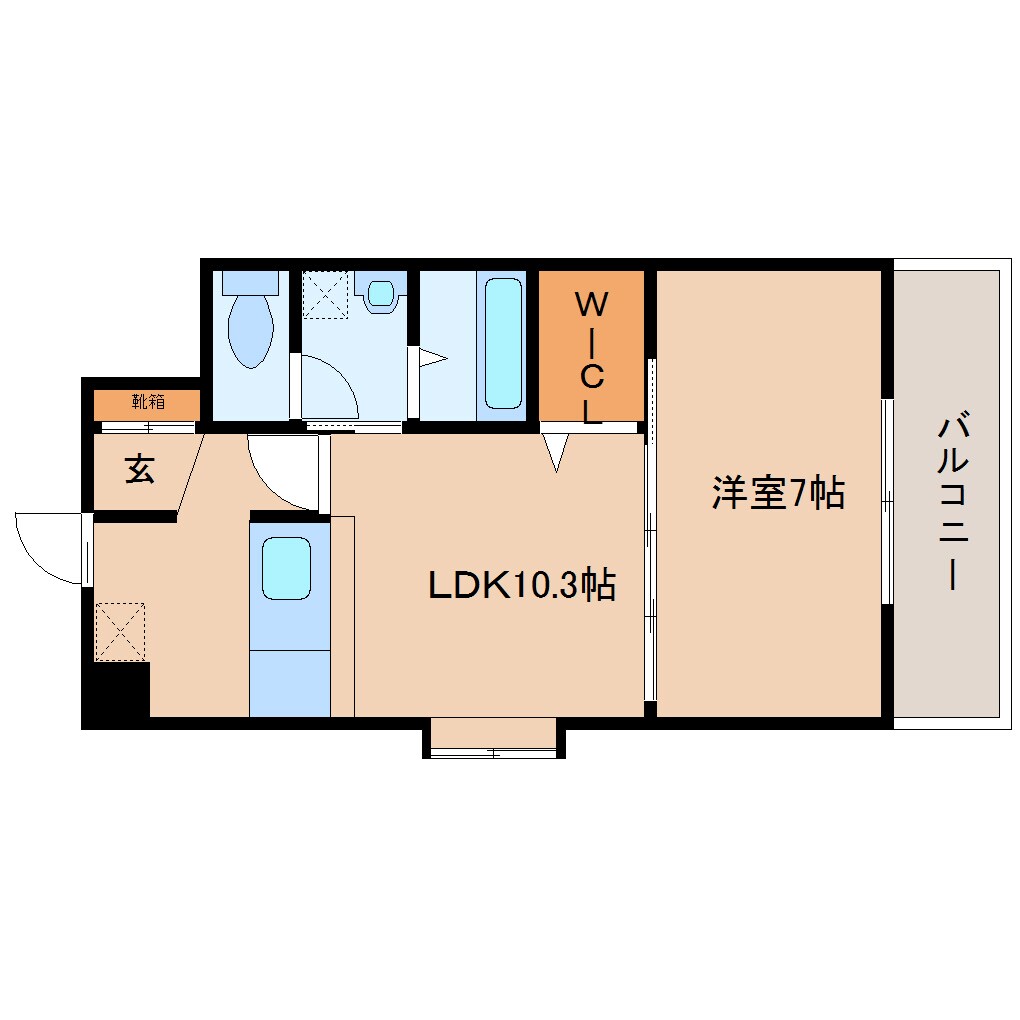 新大宮駅 徒歩7分 8階の物件間取画像