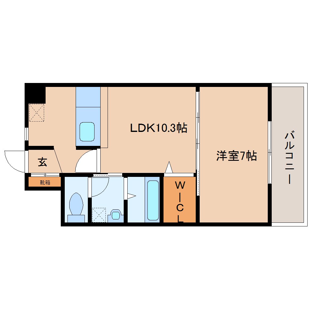 新大宮駅 徒歩7分 5階の物件間取画像