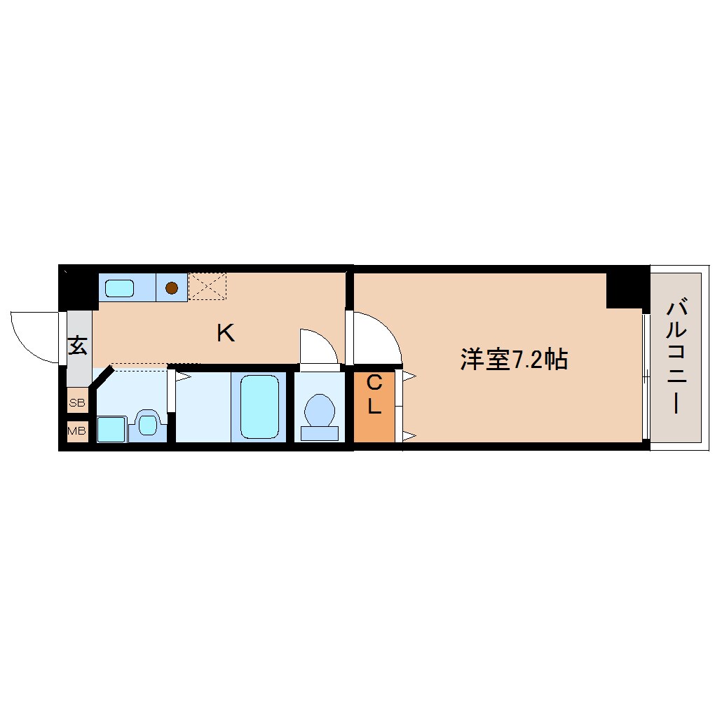 新大宮駅 徒歩2分 7階の物件間取画像