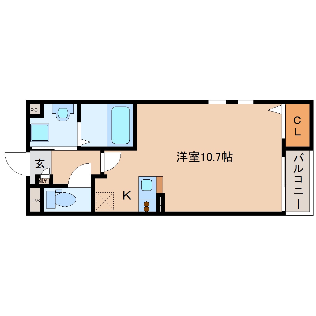 奈良駅 徒歩10分 2階の物件間取画像