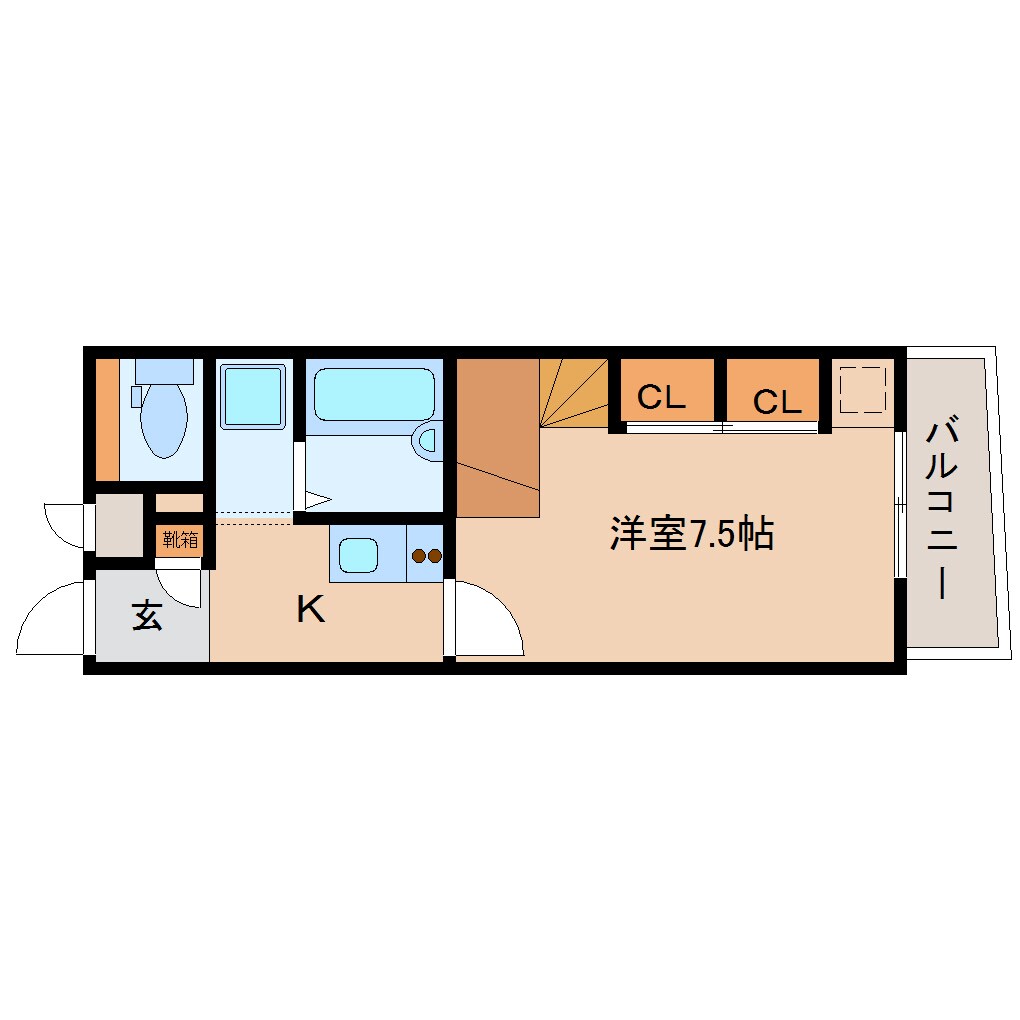 新大宮駅 徒歩8分 3階の物件間取画像