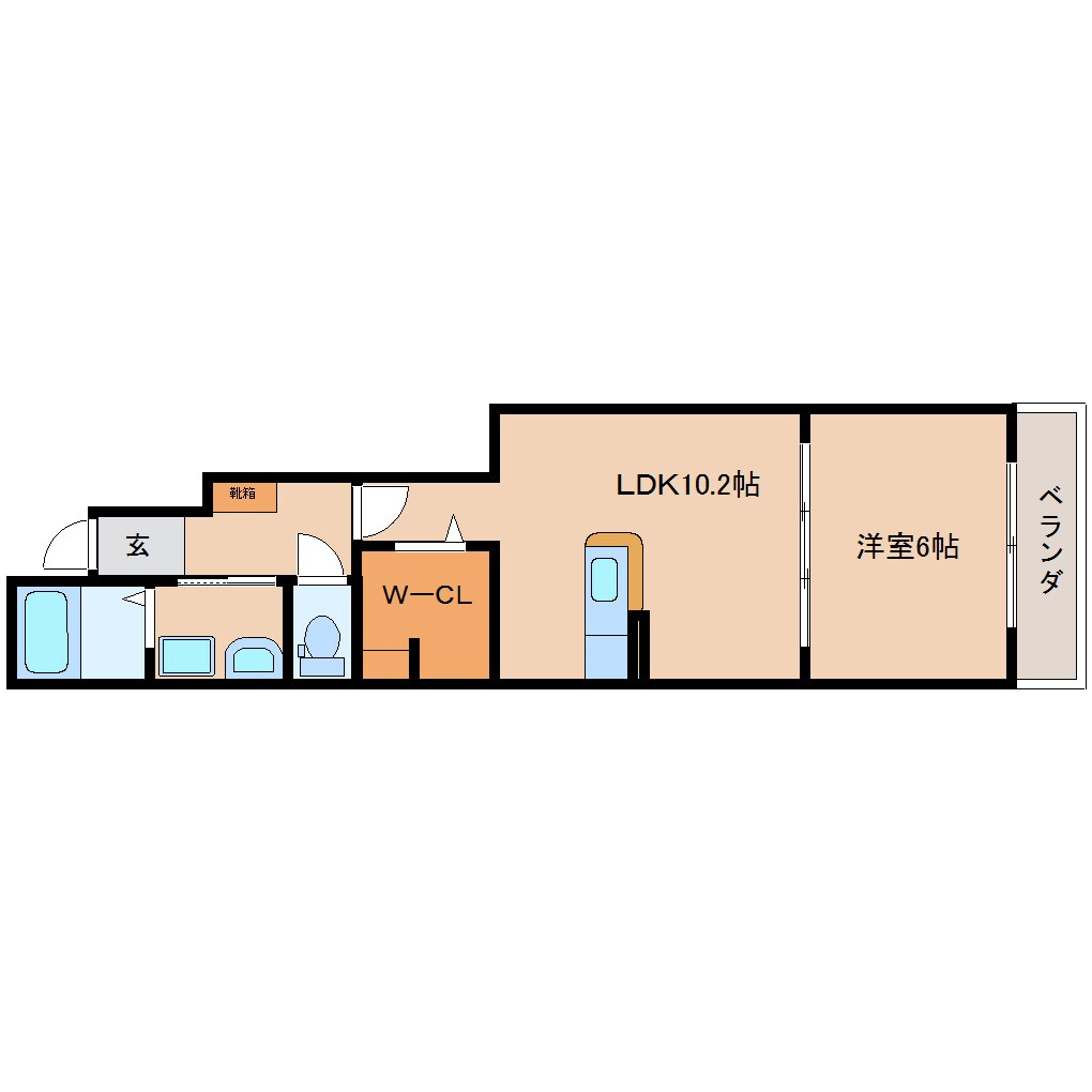 木津駅 徒歩11分 1階の物件間取画像