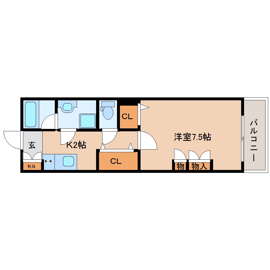 新大宮駅 徒歩4分 5階の物件間取画像