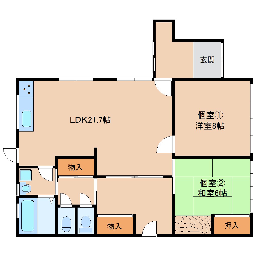 近鉄奈良駅 徒歩22分 1階の物件間取画像