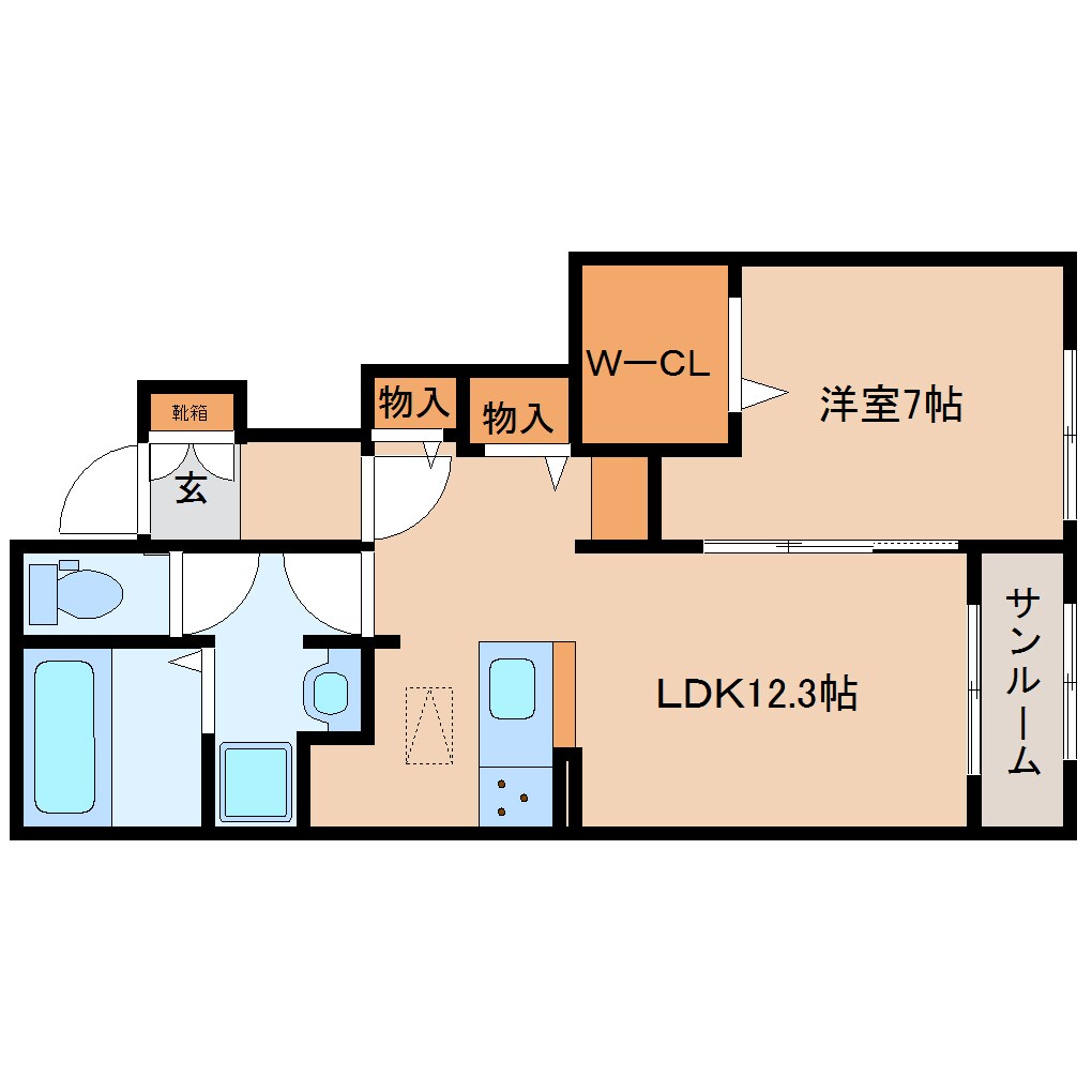 木津駅 バス5分  市坂下車：停歩2分 1階の物件間取画像
