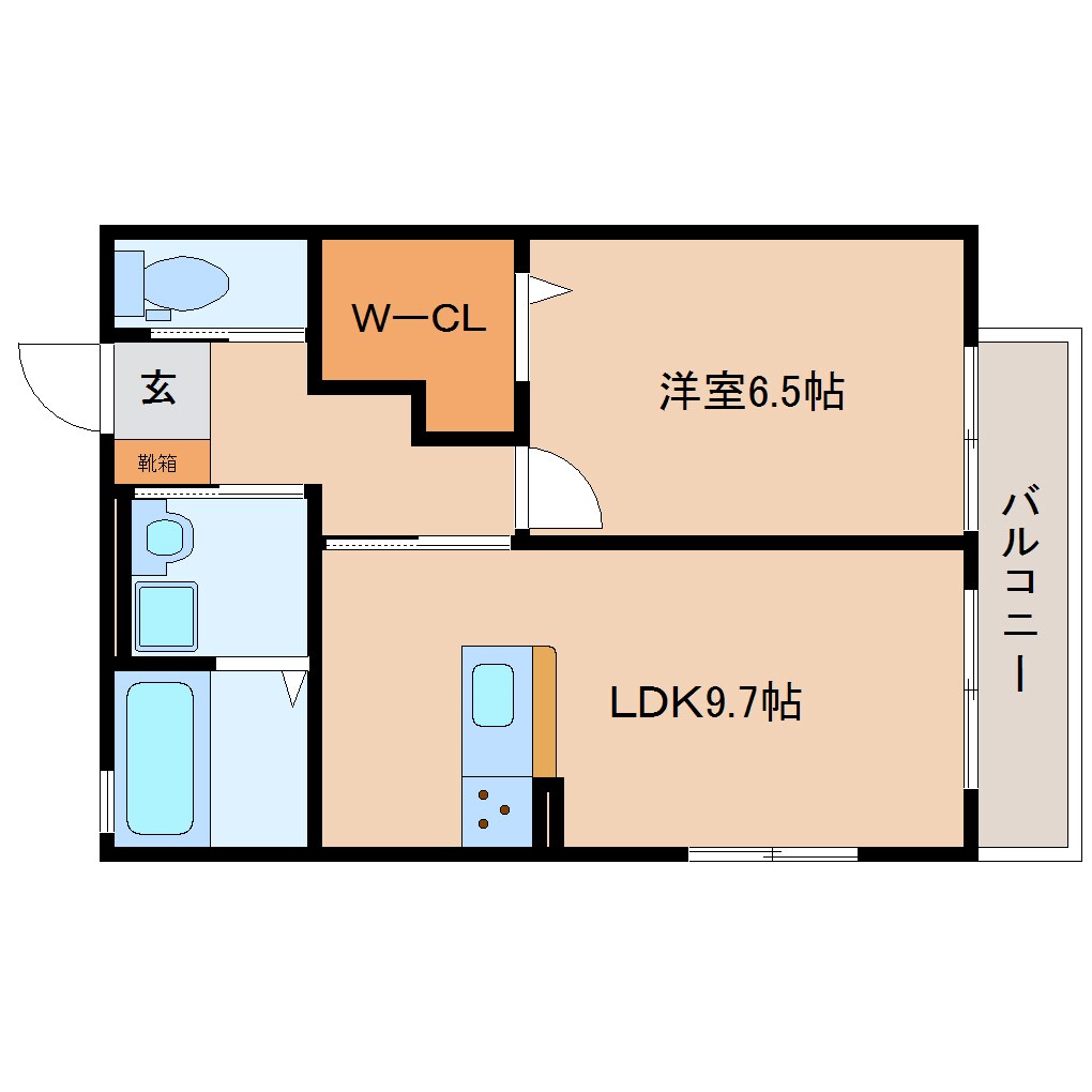 加茂駅 徒歩5分 2階の物件間取画像