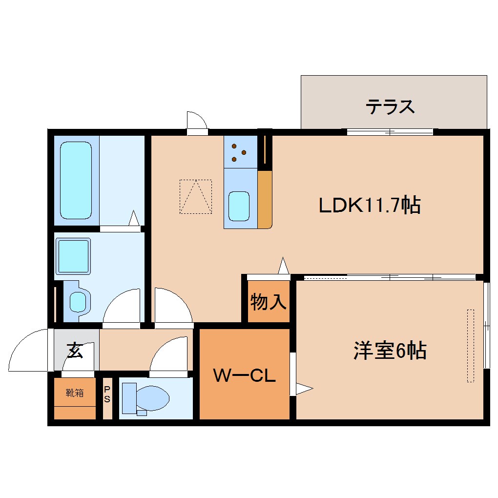 近鉄奈良駅 バス10分  南方町下車：停歩1分 1階の物件間取画像