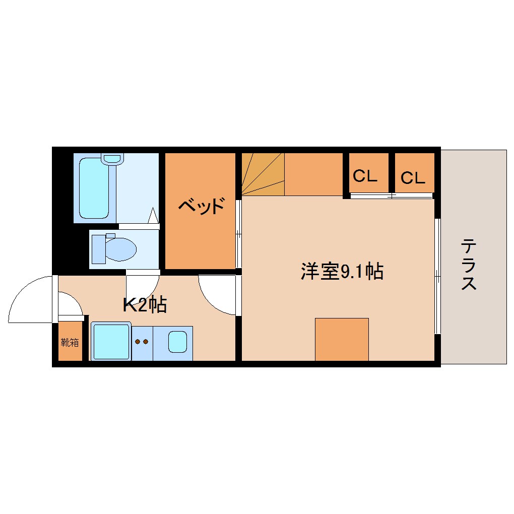 近鉄奈良駅 バス22分  柏木町下車：停歩5分 1階の物件間取画像