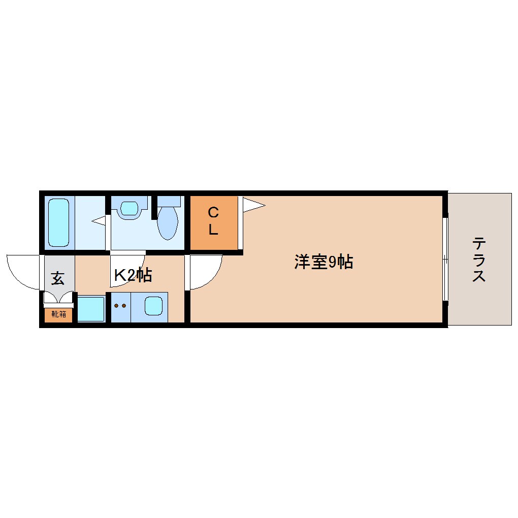 近鉄奈良駅 バス24分  二条大路南5丁目下車：停歩2分 1階の物件間取画像