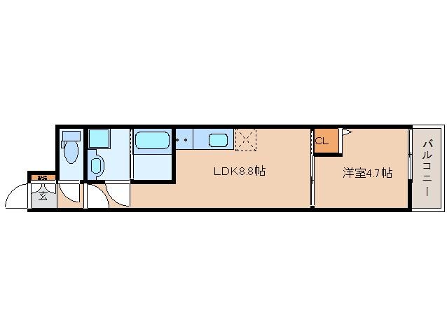 新大宮駅 徒歩7分 1階の物件間取画像