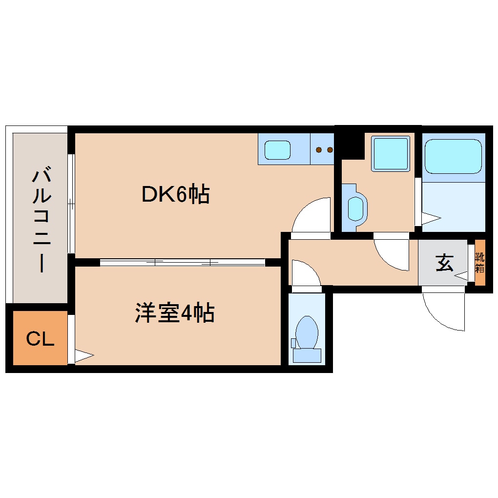 近鉄奈良駅 徒歩14分 1階の物件間取画像