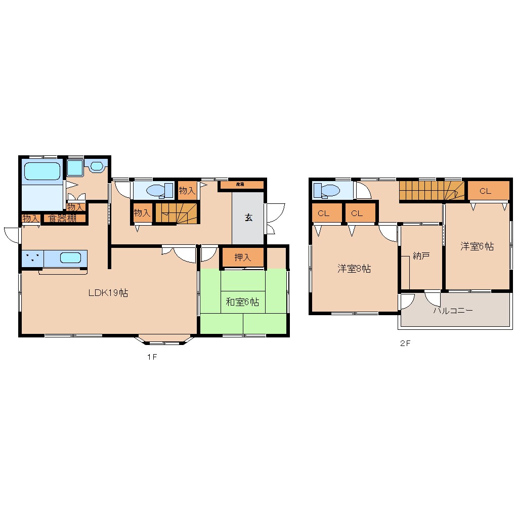 近鉄奈良駅 バス17分  州見橋東下車：停歩7分 1-2階の物件間取画像